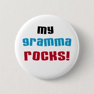 My Gramma Rocks T-shirts and Gifts 2 Inch Round Button