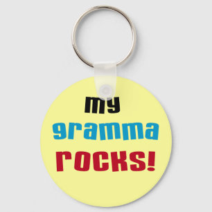 My Gramma Rocks T-shirts and Gifts Keychain