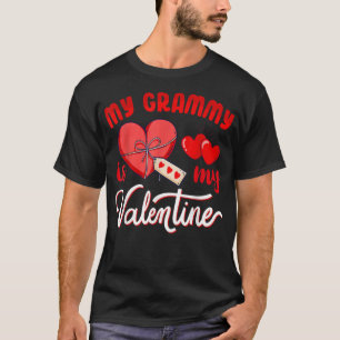 My Grammy Is My Valentine Kids Boys Girls Valentin T-Shirt