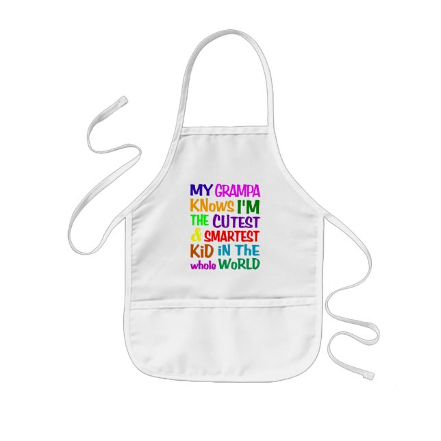 My Grampa Knows apron (Front)