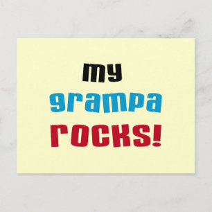 My Grampa Rocks T shirts and Gifts Postcard