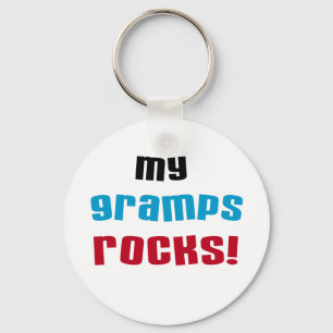 My Gramps Rocks T-shirts and Gifts Keychain