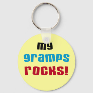 My Gramps Rocks T-shirts and Gifts Keychain