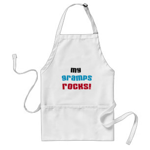 My Gramps Rocks T-shirts and Gifts Standard Apron