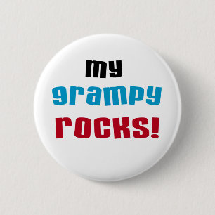 My Grampy Rocks T shirts and Gifts 2 Inch Round Button