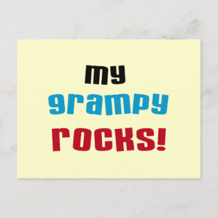 My Grampy Rocks T shirts and Gifts Postcard