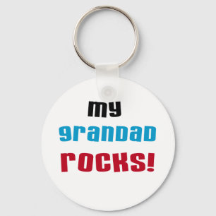 My Grandad Rocks T-shirts and Gifts Keychain