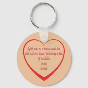 My Grandbabies are my Favourites Keychain