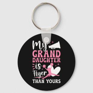 My Granddaughter Is Flyer Cheer Gigi Of A Cheerlea Keychain