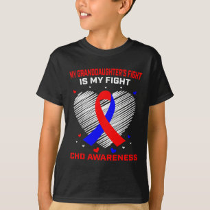 My Granddaughters Fight Is My Fight Chd Awareness T-Shirt
