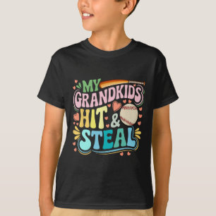 My Grandkids Hit And Steal Mother's Day Bysebyll P T-Shirt