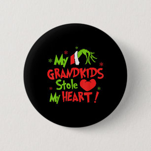 My Grandkids Stole Funny My Heart Matching 2 Inch Round Button