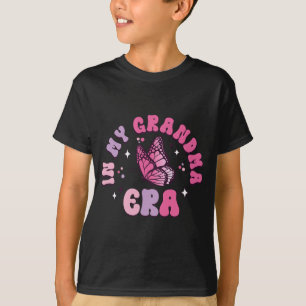 My Grandma Era Funny Butterfly Groovy Retro Mother T-Shirt