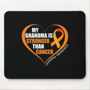 My Grandma Is Stronger Than Cancer Leukaemia Aware Mouse Pad