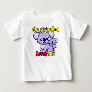 My Grandma Loves Me Koala Baby T-Shirt