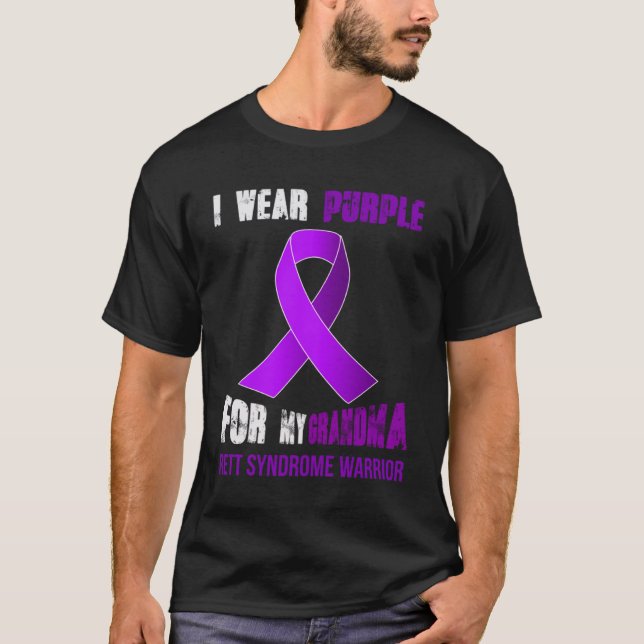 MY GRANDMA  MY RETT SYNDROME WARRIOR T-Shirt (Front)
