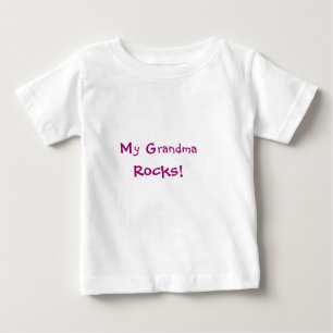 My Grandma Rocks! Baby T-Shirt