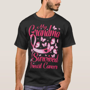 My Grandma Survived Breast Cancer Awareness Surviv T-Shirt