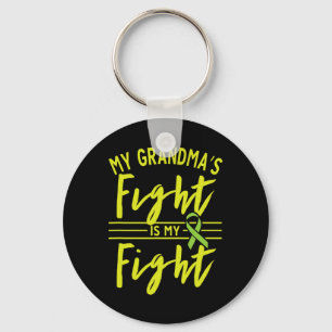 My Grandma's Fight Is My Fight Kidney Disease Awar Keychain