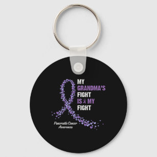 My Grandma's fight is my fight pancreatic cancer a Keychain