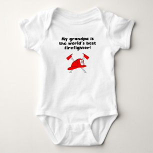 My Grandpa Is The Word's Best Firefighter Baby Bodysuit