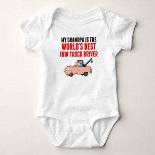 My Grandpa Is The World's Best Tow Truck Driver Baby Bodysuit