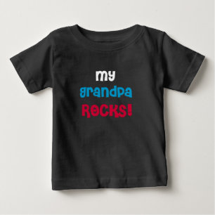 My Grandpa Rocks Baby T-Shirt