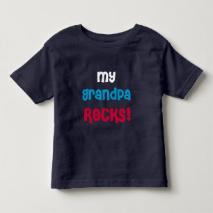 My Grandpa Rocks Toddler T-shirt