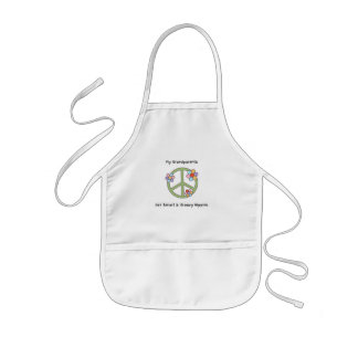 My Grandparents Are Smart & Groovy Hippies Kids Apron