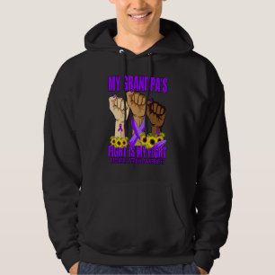 My Grandpa's Fight Is My Fight Pediatric Stroke Aw Hoodie