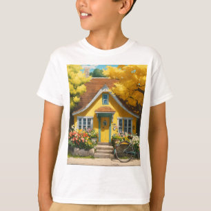 My Grandpa's lovely old house with an old bicycle. T-Shirt