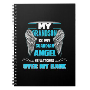 My Grandson Is My Guardian Angel Notebook