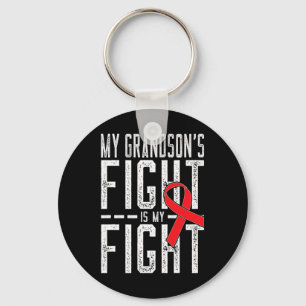 My Grandson's Fight Is My Fight Chd Heart Disease Keychain