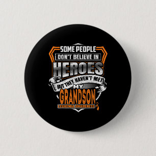My Grandson's Fight Is My Fight Leukaemia Awarenes 2 Inch Round Button