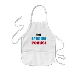 My Granma Rocks T shirts and Gifts Kids Apron