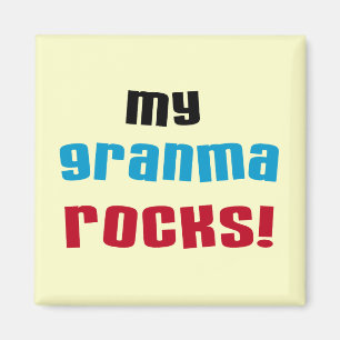My Granma Rocks T shirts and Gifts Magnet