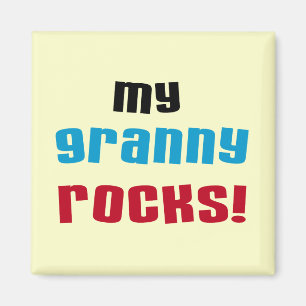My Granny Rocks T shirts and Gifts Magnet