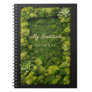 My Gratitude Journal Green Moss Aesthetic Wellness