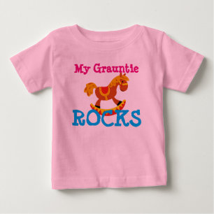 "My Grauntie Rocks!" Baby T-Shirt