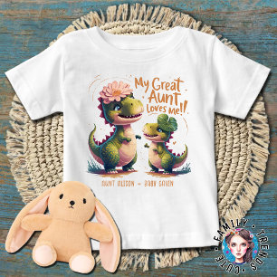 My Great Aunt Loves Me Baby T-Shirt