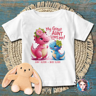 My Great Aunt Loves Me Baby T-Shirt