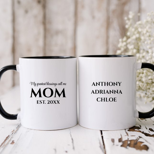 My greatest blessing call me mom mug (Creator Uploaded)