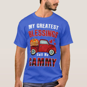 My Greatest Blessings Call Me Gammy Pumpkin Truck T-Shirt