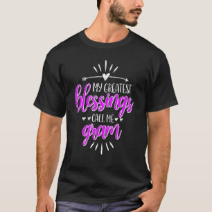 My Greatest Blessings Call Me Memaw Gram T-Shirt