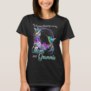 My Greatest Blessings Call Me Mom And Grammie Humm T-Shirt