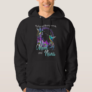 My Greatest Blessings Call Me Mom And Nana Humming Hoodie