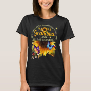 My Greatest Blessings Call Me Mom Grandma & Great T-Shirt
