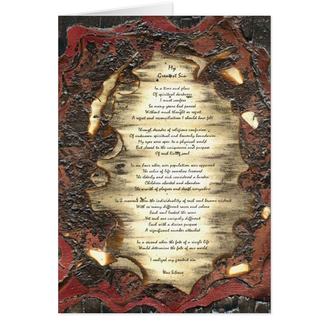 My Greatest Sin (Front)