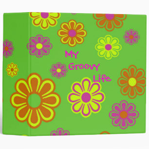 My Groovy Life mod pop flowers Binder