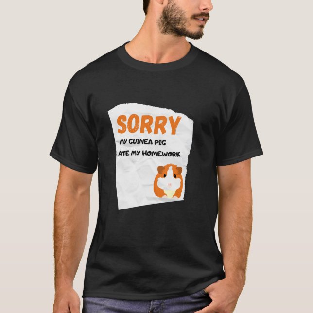 My Guinea Pig Ate My Homework Classic T-Shirt (Front)
